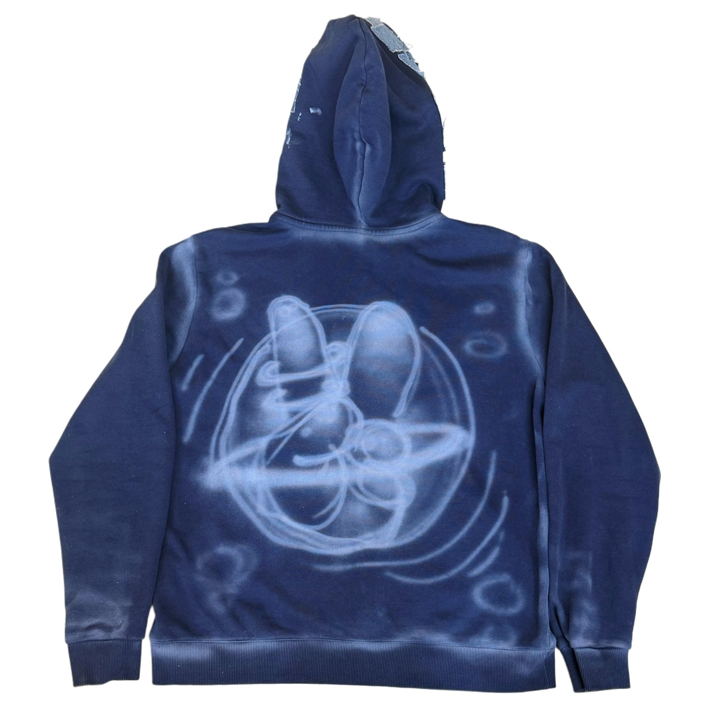 Realign Design x Planet 222 Navy Blue Zip Up Hoodie