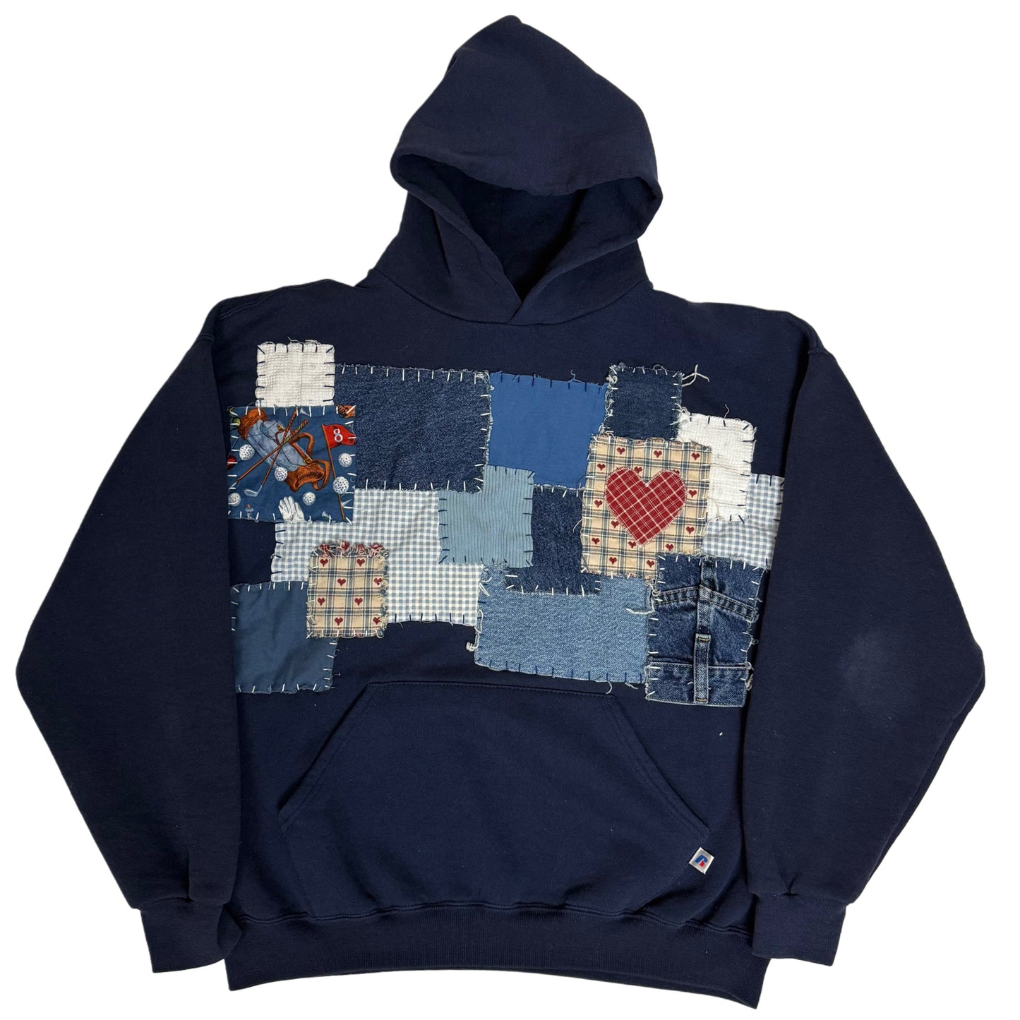 1 of 1 "Navy Heart" Hoodie